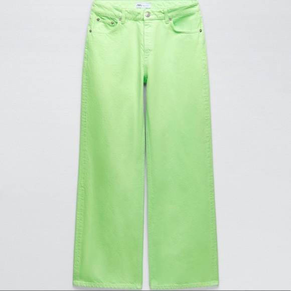 ZARA THE BOOGIE PANT MID RISE FULL LENGTH SUPER WIDE LEG JEANS - Picture 10 of 14